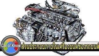 รู้ไหมว่าส่วนประกอบภายในของเครื่องยนต์มีอะไรบ้าง : Car of Know