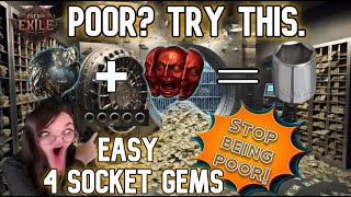 PoE 2 Tips and Tricks - How to get EASY 4 Socket Gems for CHEAP