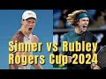 Jannik Sinner vs Andrey Rublev Extended Highlights - Montreal Rogers Cup Tennis 2024 QF Set 1