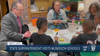 State superintendent visits Muskegon Heights school district