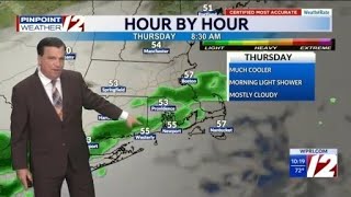 WPRI 12 Weather Now 5/20/26 Much Cooler Thursday