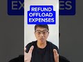 REFUND OFFLOAD EXPENSES