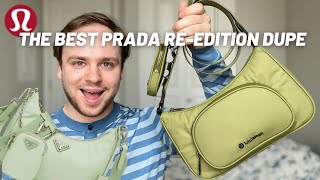 The Best Prada Re Edition Dupe! Lululemon Crossbody Nano Pouch Review