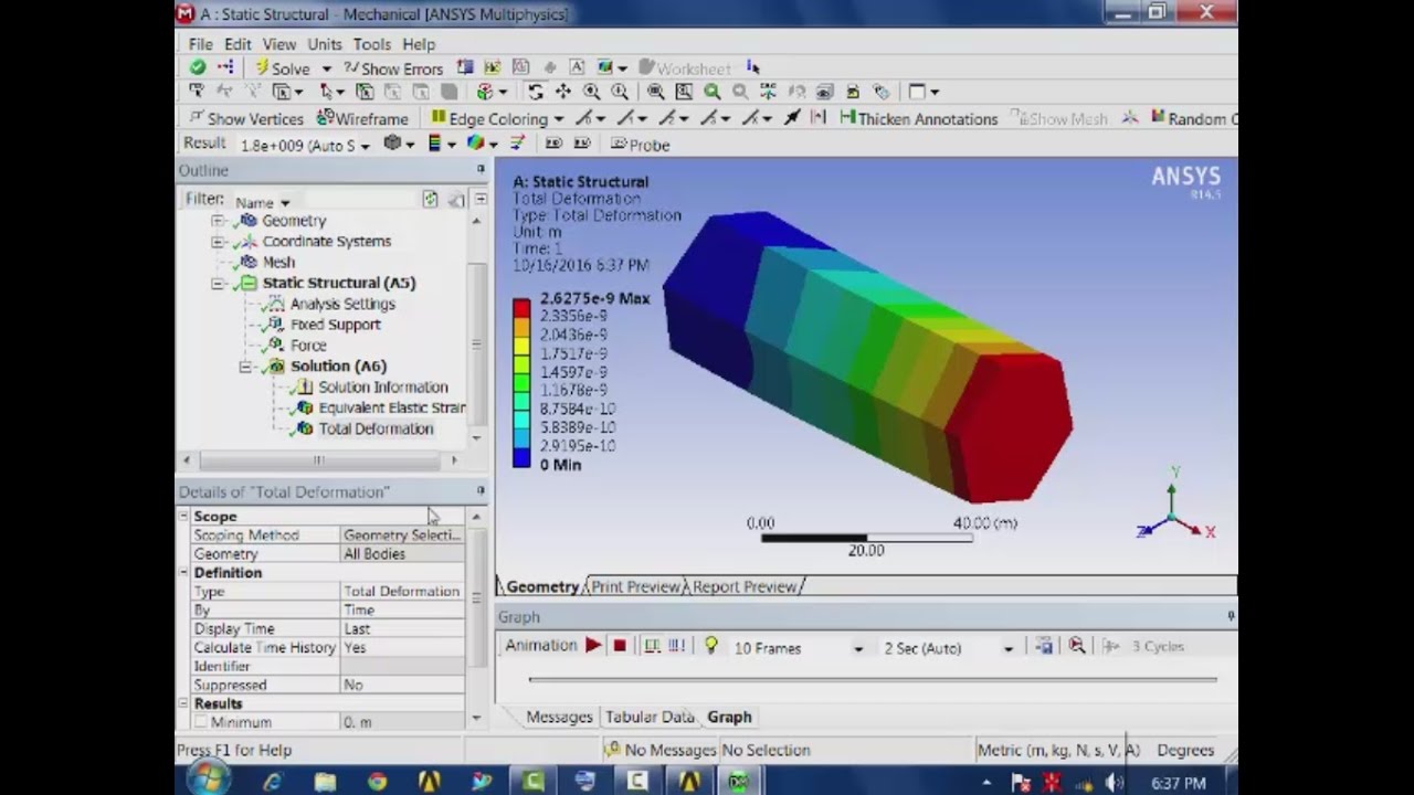 Ansys Workbench 2016 Tutorial Ansys Easy Learning Tutorial Episod 2