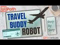 #shorts | UiPath | Travel Buddy Robot | Flight Booking Automation Use Case | Get Flight Prices