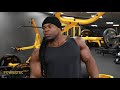 bodybuilder kai greene training at powertec fitness hq