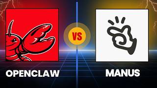 OpenClaw vs Manus explained simply in 5 minutes