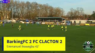 Barking FC v FC Clacton - GOALS