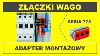 Złączka i adapter montażowy WAGO 773