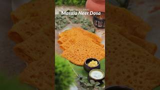 Masala Neer dosa | light fluffy and easy red Neer dosa #neerdosa #healthydosa #dosa