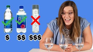 People Guess Cheap Vs. Expensive Water