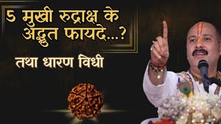 5 mukhi rudraksh | 5 मुखी रुद्राक्ष | 5 मुखी रुद्राक्ष के फायदे | तथा धारण विधी | #5mukhirudraksha