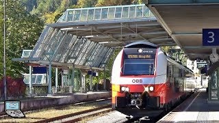 Zell am See mit cityjet, CityShuttle +1144, ÖBB Talent, Pinzgauer Lokalbahn, Güterzug