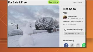 Boise man tries selling snow on Facebook Marketplace