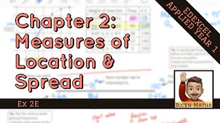 Measures of Location \u0026 Spread 11 • Variance and Standard Deviation • Stats1 Ex2E • 🤖