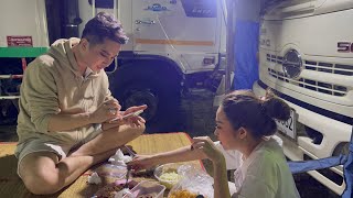 บอสซ้อทานข้าวด้วยกัน แซ่บๆจ้า 🆎 ‼️😘🥰#บอยศิริชัย #แอนอรดี #บ้านฮักab