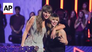 Alysa Liu shares stage with Taylor Swift at iHeartRadio Music Awards