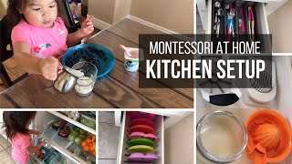 MONTESSORI AT HOME: Toddler Kitchen Setup