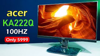 Acer KA222Q 21.5 inch Full HD 100 Hz Monitor  || Unboxing \u0026 Full Review ⚡