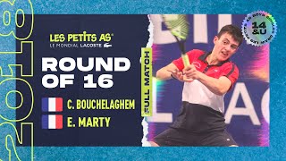 Les Petits As 2018 | Boys Round of 16 | César Bouchelaghem vs. Etienne Marty