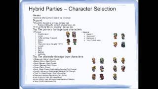 [FFRK] Theorycraft Thursday: Hybrid Teams (Character Selection \u0026 Record Materia)