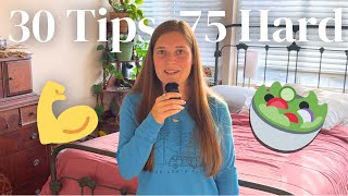 30 Tips for Completing 75 Hard 💪