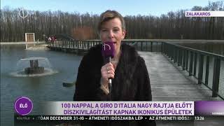 100 nappal a Giro d'Italia rajtja előtt díszkivilágítást kapnak ikonikus épületek – M1 2020-01-30