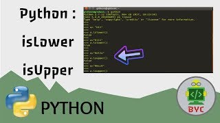 Python isLower isUpper