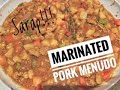 How to Cook Marinated Pork Menudo