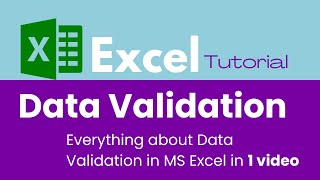 Master Data Validation in Excel: A Complete Guide for Error-Free Entries