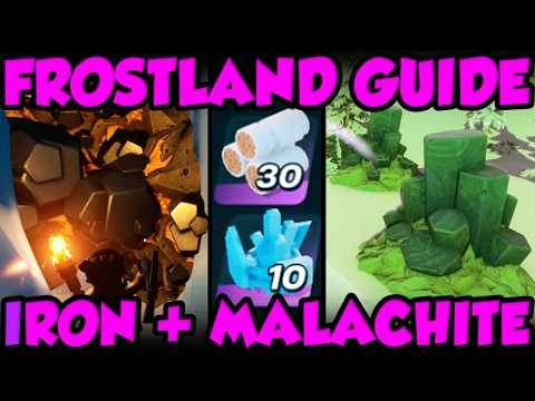 LEGO FORTNITE FROSTLANDS GUIDE! How To Get Frostpine, Iron, Sapphire, and Malachite In Lego Fortnite