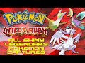 Pokmon Omega Ruby: Catching ALL Shiny Legendary Pokemon