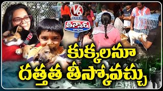 Adopt A Street Dog Through Telangana Pet Adoption Union On Every Sunday At Neredmet | V6 Teenmaar