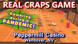 INCREDIBLE 32+ ROLLS! - Live Craps Game #49 - Peppermill Casino, Wendover, NV - Inside the Casino