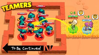 DESTROY REAL "CLOWN TEAMERS" MOMENTS | Brawl Stars Funny Moments & Fails 2023 #360
