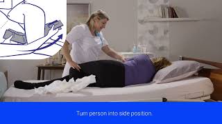 MoliCare Premium Elastic - Application Video - Lying Position