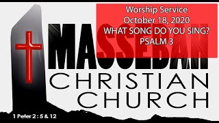 Worship Service  - October 18, 2020