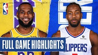 CLIPPERS at LAKERS | FULL GAME HIGHLIGHTS | December 25, 2019