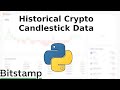 Historical Crypto candlestick/OHLC data from Bitstamp in Python