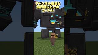 ◯◯した人のゴーレム【マインクラフト】