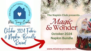 October 2024 Fabric & Napkin Bundle Reveal