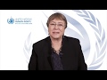 Oslo+ digital - video message by UN High Commissioner for Human Rights Michelle Bachelet