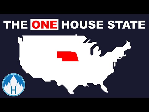Which state has a one house legislature?