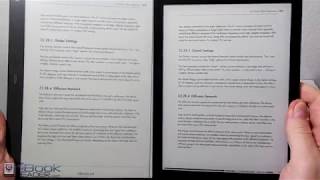 PDF eReader Comparison: Sony DPT-RP1, Kobo Aura One, Kindle