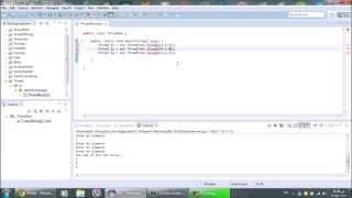 Eclipse - Thread using Java