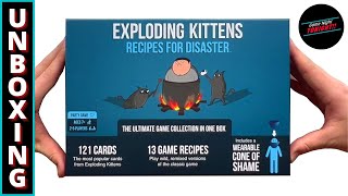 Game Unboxing // Exploding Kittens: Recipes For Disaster