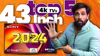 Top 5 Best 43 inch 4K Google TV in 2024 | Hindi