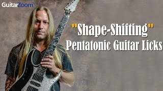 How To Shape Shift Pentatonic Licks Into Killer Guitar Solos | Steve Stine | Guitar Zoom