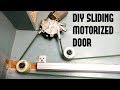 Diy Sliding door motorized || how to convert any sliding door to automatic sliding door