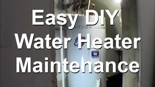 RicksDIY Electric Water Heater Maintenance Service DIY Home Repair